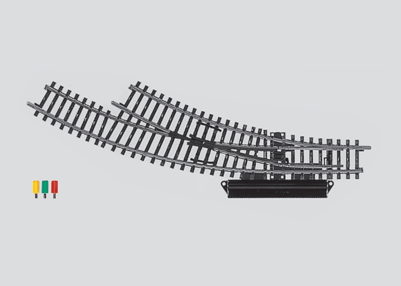H0 Bogenweiche links r360 mm                    [UVP57,9,00]