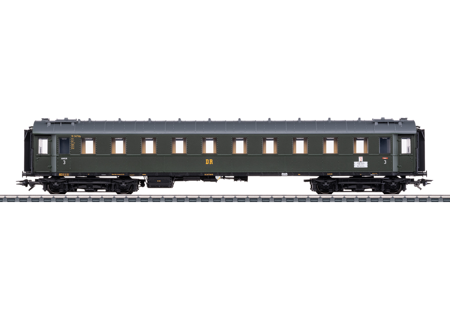 Spur H0 Schnellzugwagen-Set zur Dampflok BR 19UVP