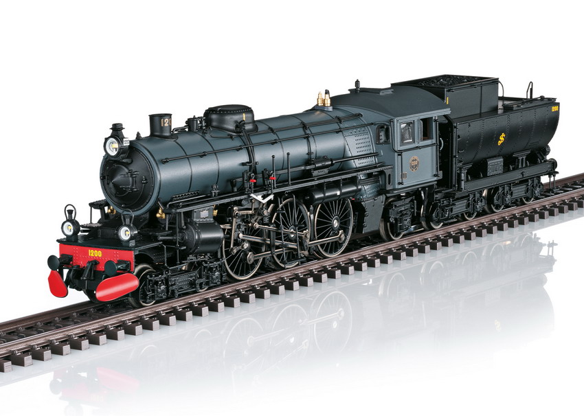 H0 Dampflok Litt F 1200 SJ          NH2024M    [UVP 679    ]