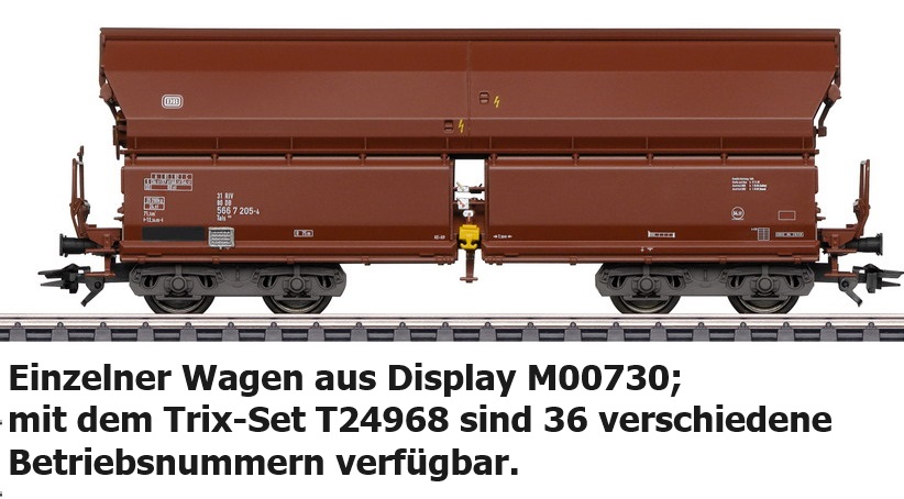 H0 ein Wagen aus Display 00730 Tals 968DB NH2024M[### 44,00]