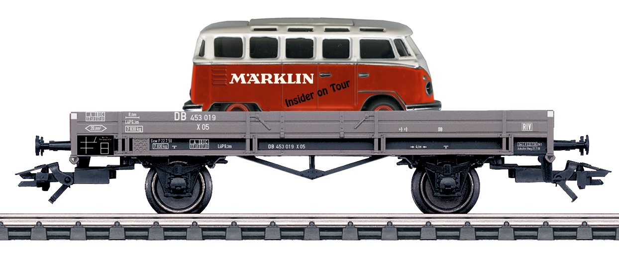 H0 Niederbordwagen X05, VW-Bus Schuco Märklin   ey[UVP35,99]