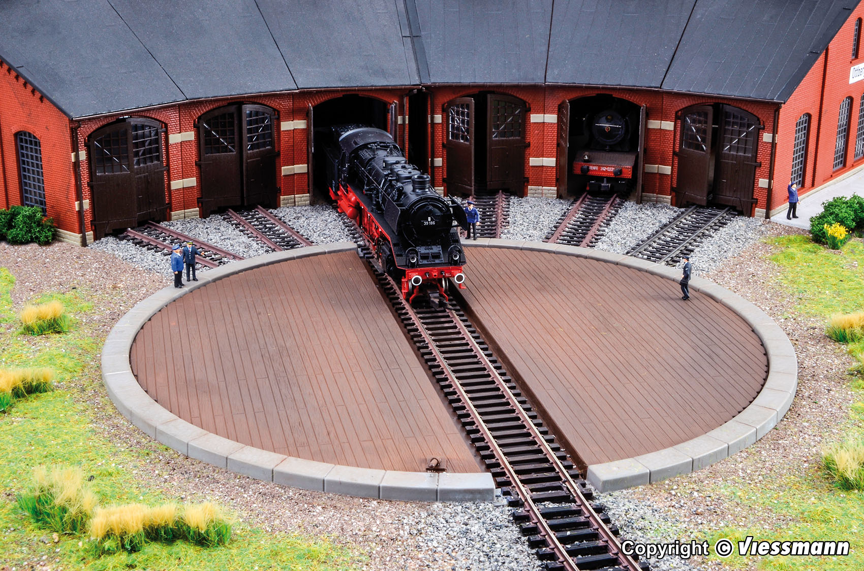 Kibri 39456 Spur H0 Drehscheibe f. Ringloksch      23,5