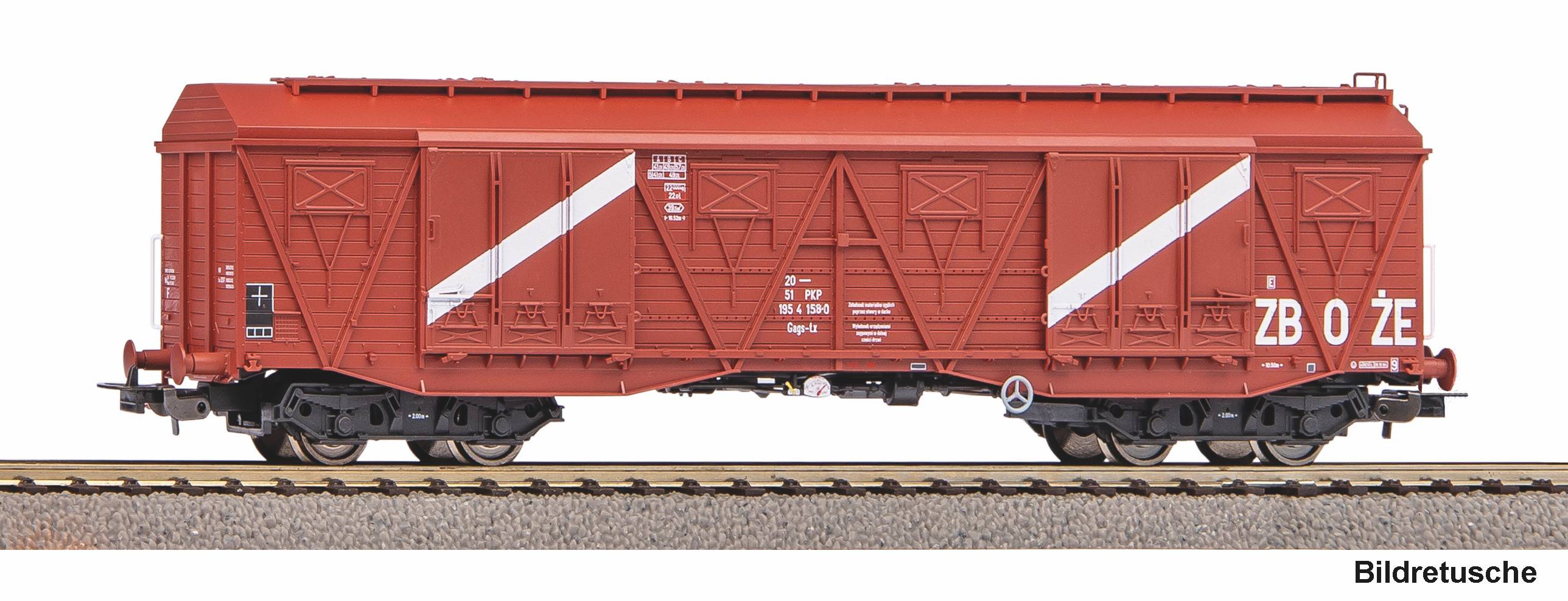 PIKO 58477 Spur H0  Großraumgüterwagen 401Ka PKP IV 53,5