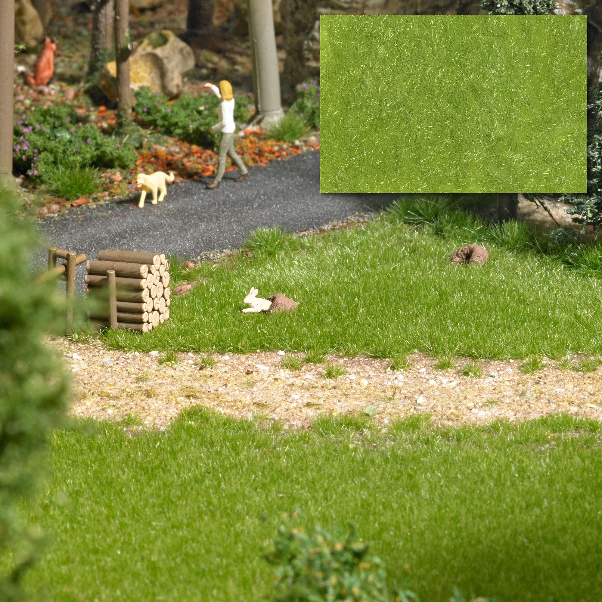 H0     Grasfasern, 2 mm, Frühling                     04.99]