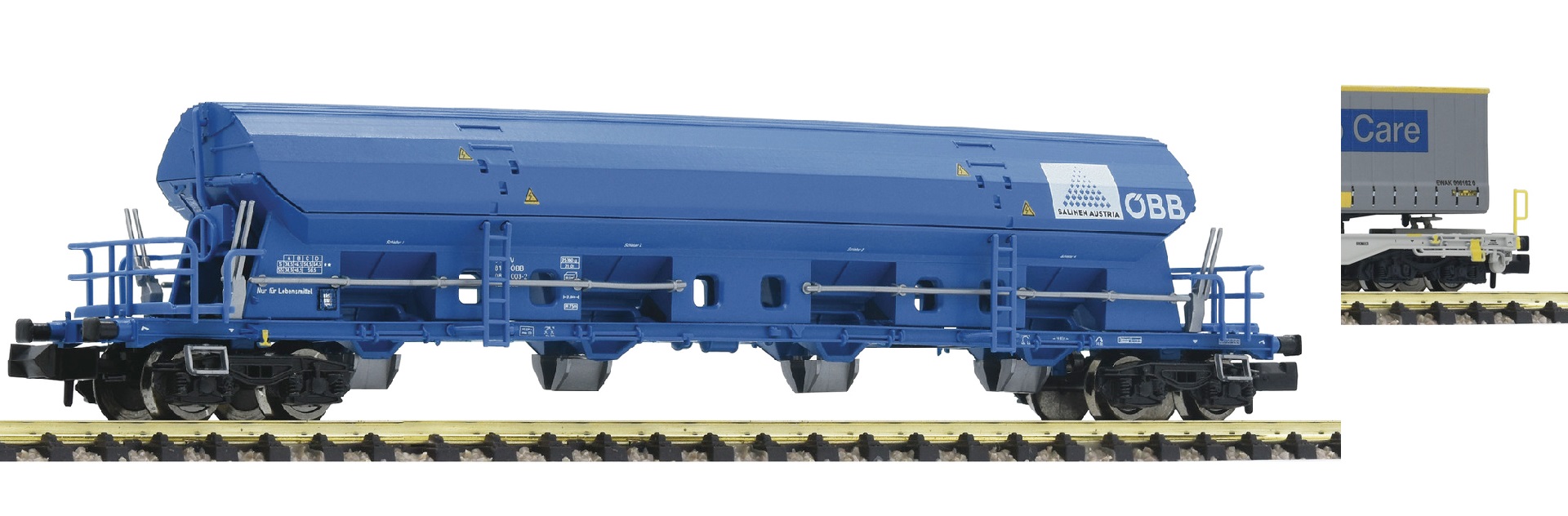Spur N Schwenkdachwagen blau ÖBB Ep VI NH2019   [UVP 035.90]