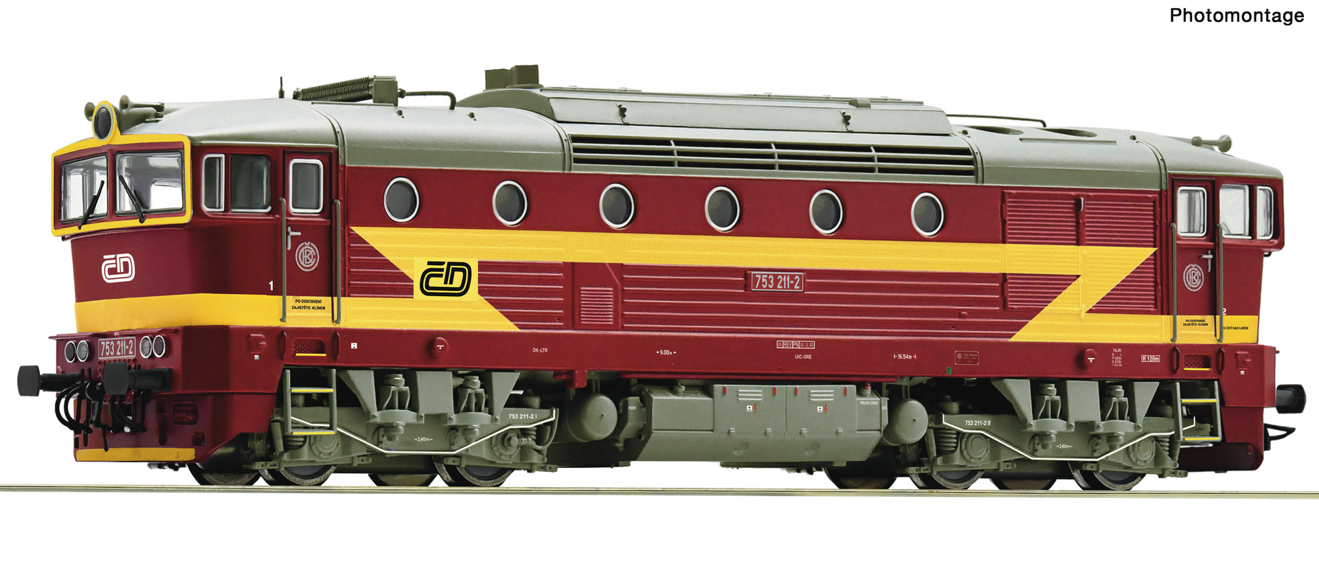 ROCO R7300088 Spur H0 Diesellokomotive 753 211-2 DC   244,9