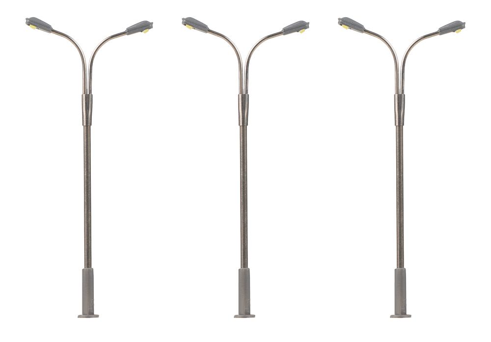 Faller 272121 Spur N LED-Straßenbeleuchtungen, Peitschenleuc