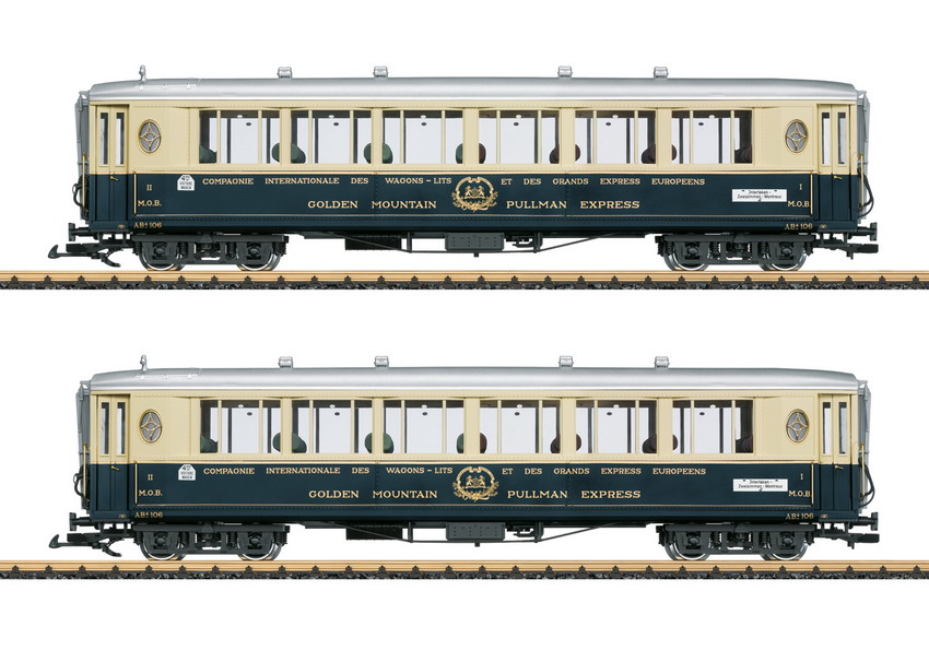 LGB 36661 Spur G Salonwagen-Set Golden Pass MO        899