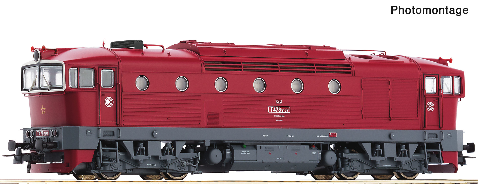 ROCO 7310071 Spur H0 Diesellok T478.3 CSD DC-Sound DCC354,9