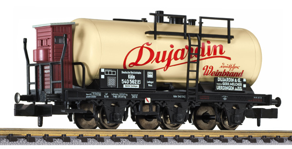 Liliput 265495 Spur N 3-a Kesselwagen Dujardin DRG Ep II