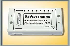 Viessmann 5233 Spur H0 Rueckmeldedec.+Gleisbesetzt.91,95