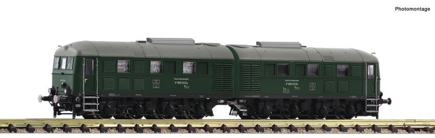 FLEISCHMANN 725173 Spur N  Doppel-Diesel.V188002.SND.g419,9