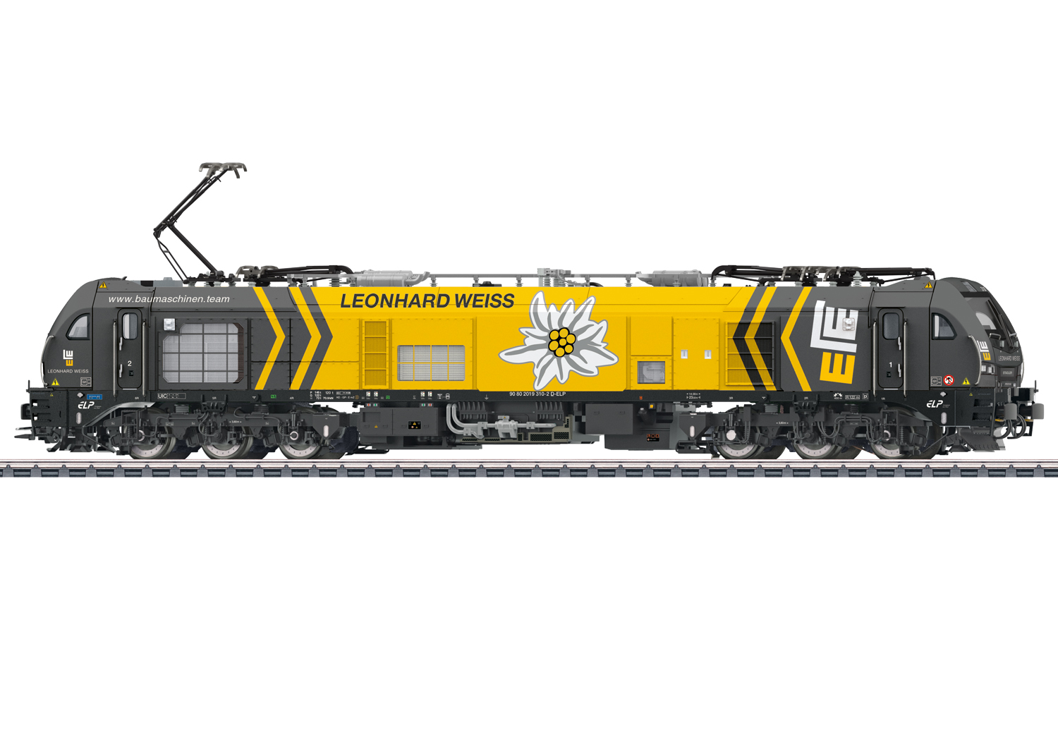 Märklin 38905 Spur H0 Zweikraftlok Leonhard Weiss BR 2019