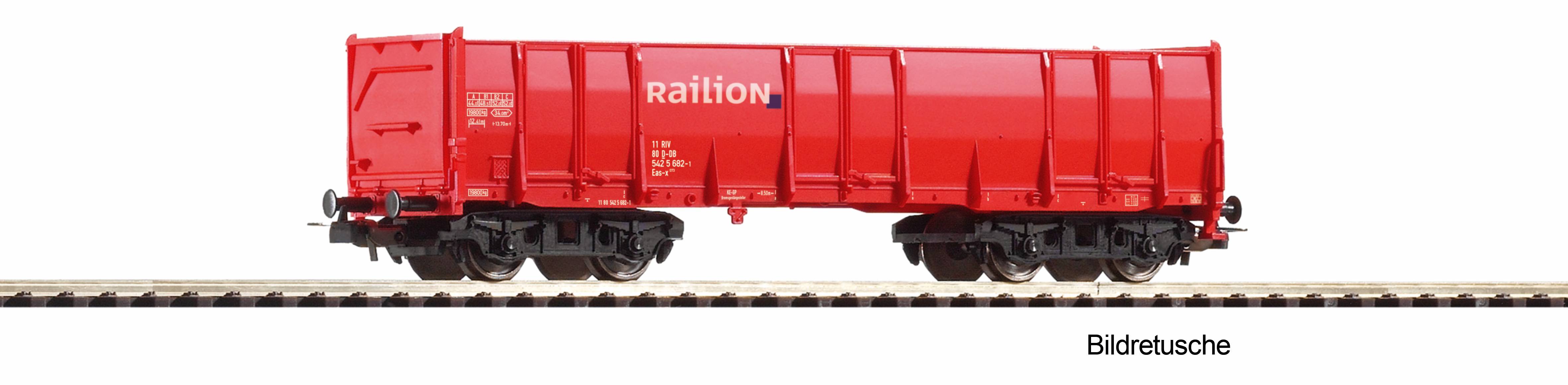 Piko 98559A3 Hochbordwagen Eaos Railion VI, vkrot, #15