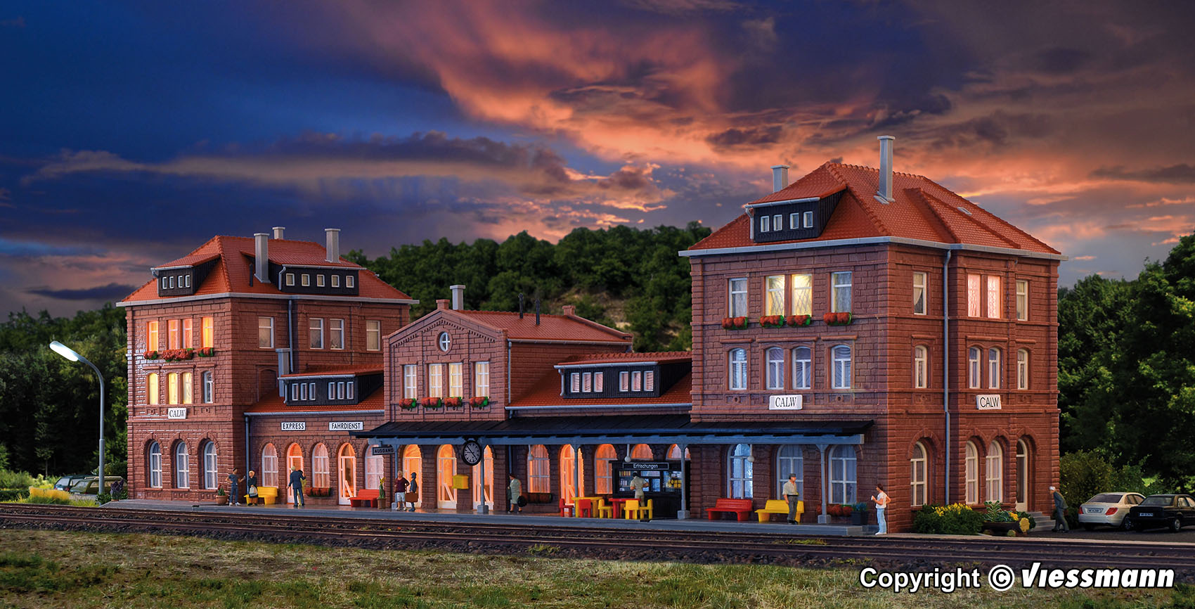 Kibri 39371 Spur H0 Bahnhof Calw                   95,5