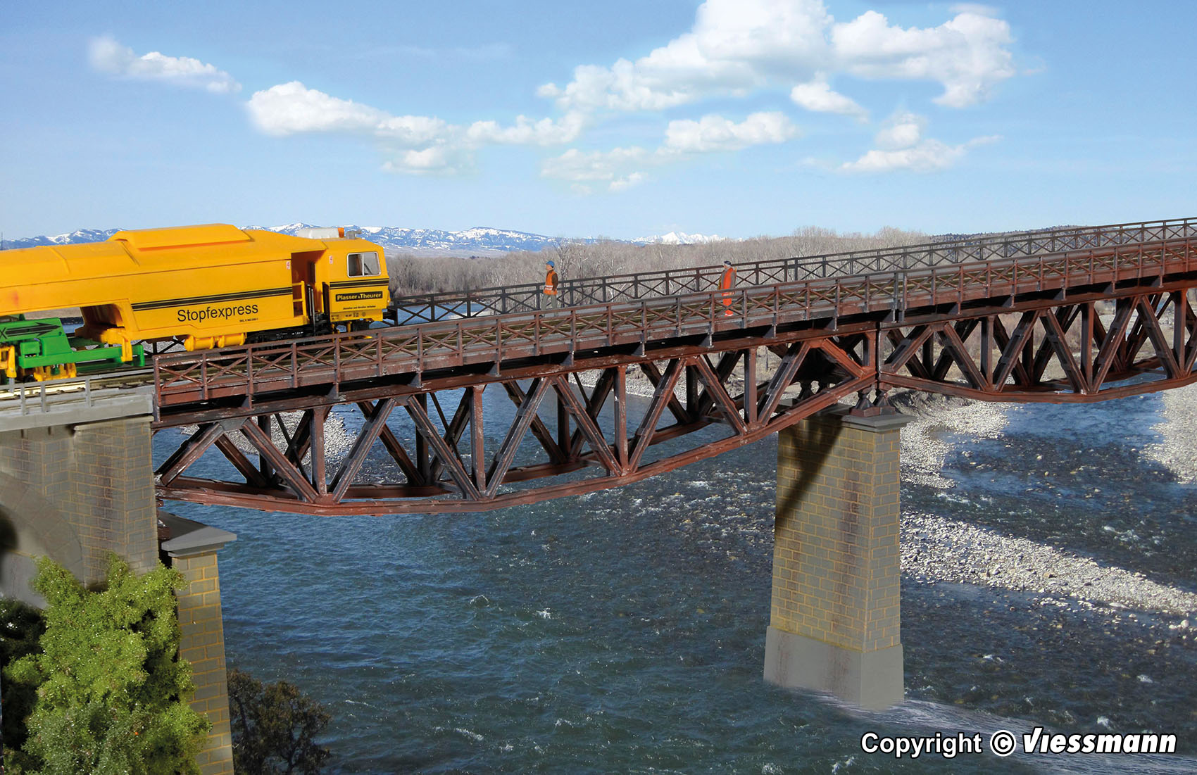Kibri 39703 Spur H0 Fischbauchträgerbrücke, ei     38,95
