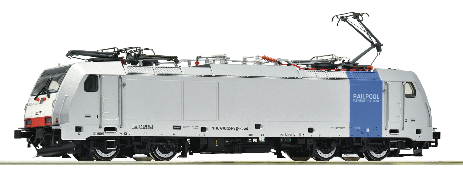 ROCO 7500161 Spur H0 Elektrolokomotive 186 251-5 DC   254,9
