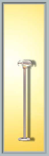 Viessmann 6464 Spur N Bahnsteigleuchte, LED weiss  17,5