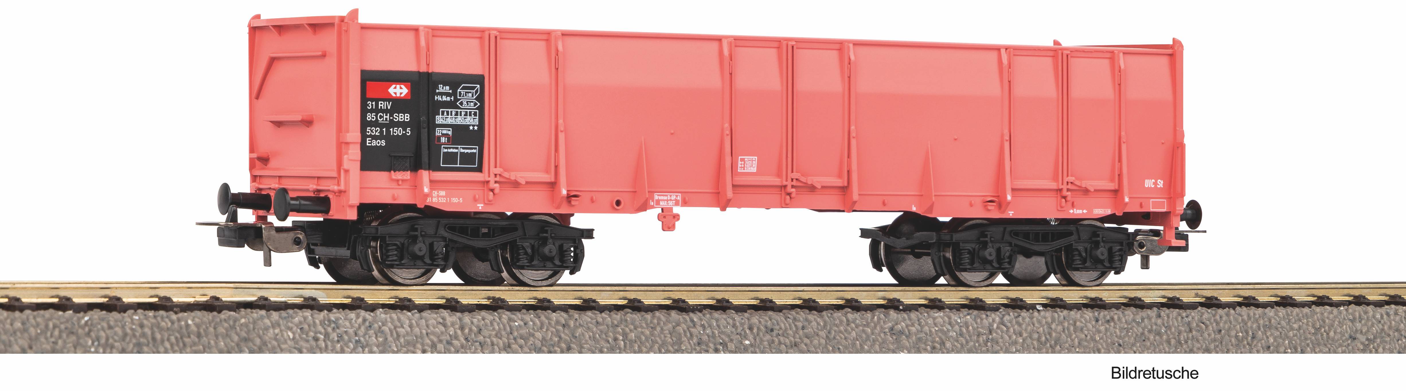 Piko 98559F1 Hochbordwagen Eaos SBB V, pink, #1 15  15