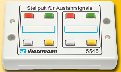 Viessmann 5545 Spur Tasten-Stellpult 4-begriffig   28,5