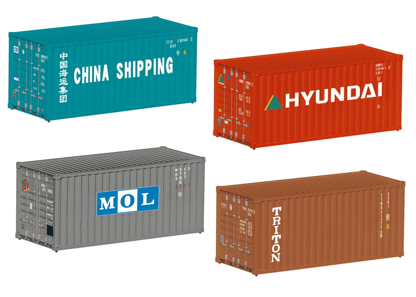 Märklin 76553 Spur H0  Container-Set 20ft.            36,99