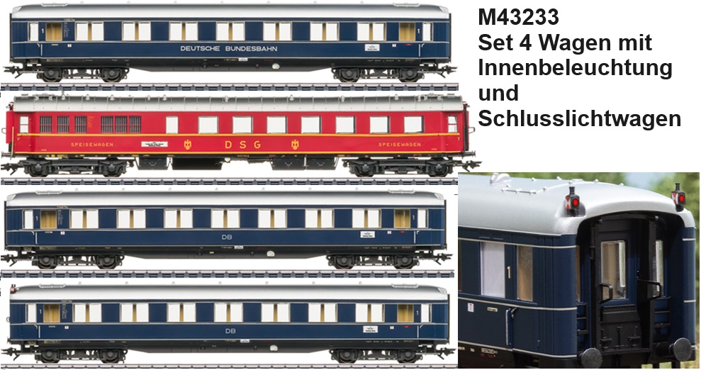 Wagen-Set F41 Senator DB
