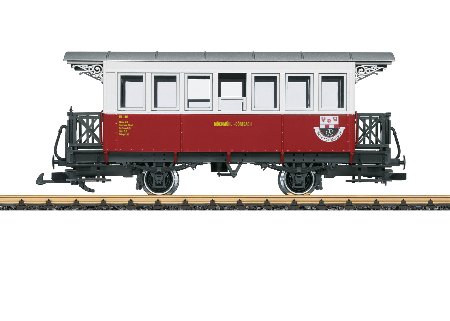 LGB 33205 Spur G Jagstalbahn Personenwg.Nr.116        199