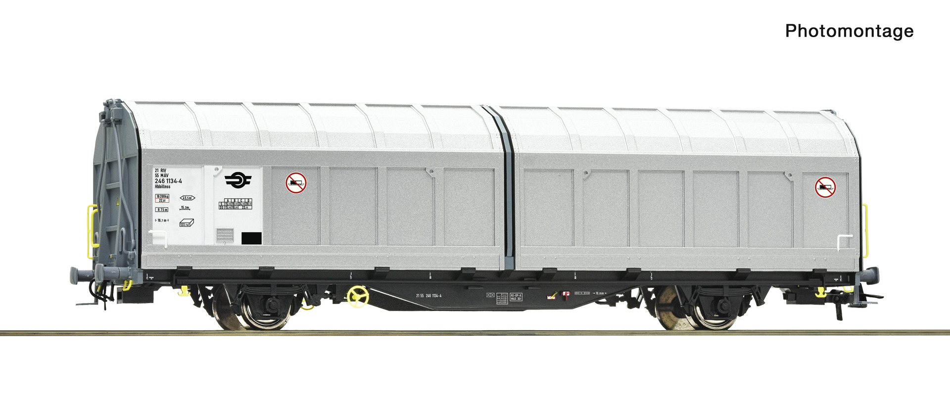ROCO 6600107 Spur H0 Schiebewandwag. MAV              47,9