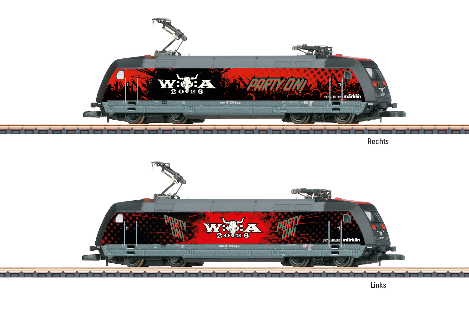 Märklin 88666 Spur Z  Elektrolokomotive Baureihe 101 W244