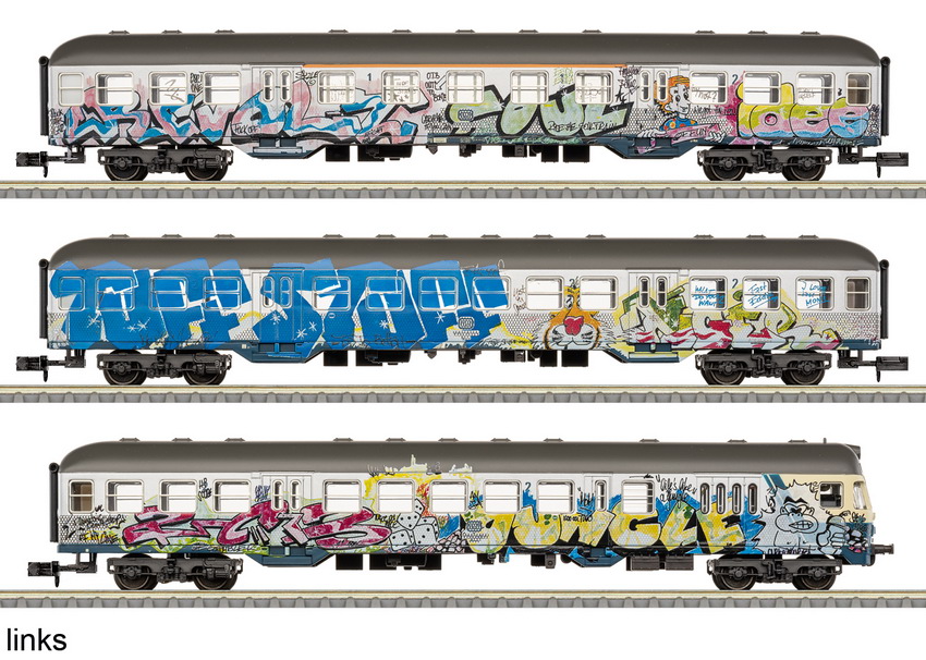 Minitrix 18264 Wagen-Set „Kunst-Silberlinge“          259