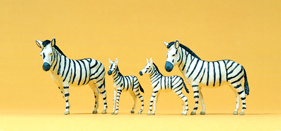 Spur H0 Zebras                                   Preiser H0
