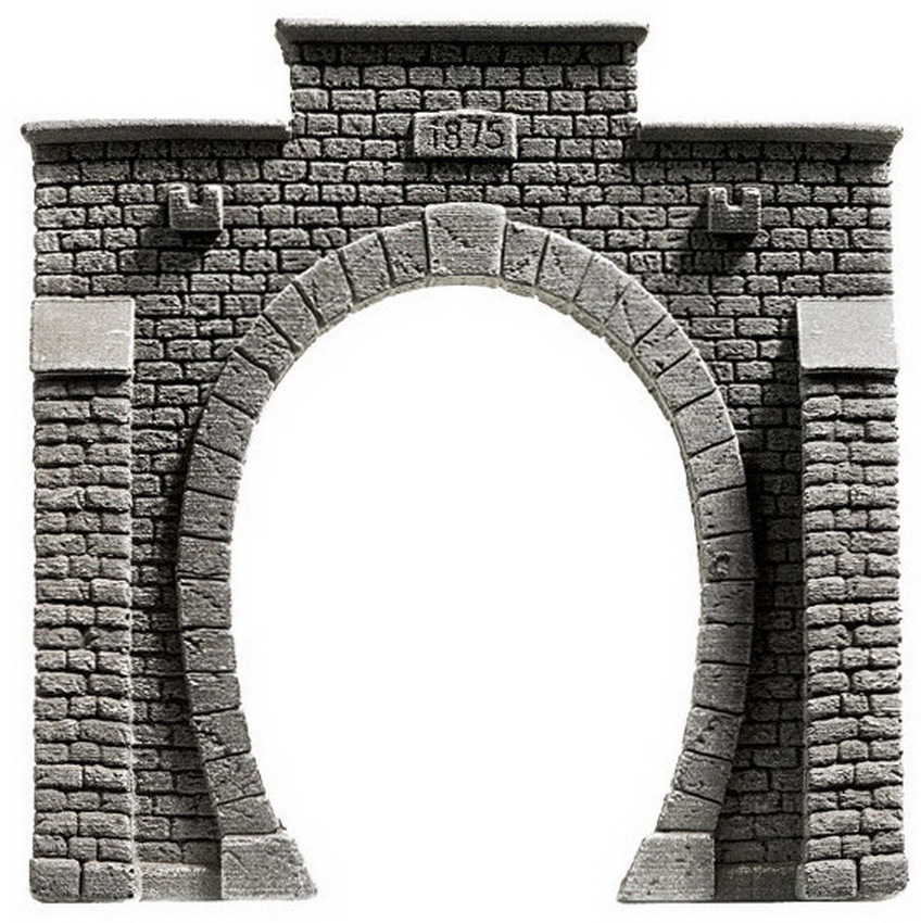 NOCH 58051 Spur  H0 Tunnel-Portal 1-gleisig, 13,5 x 13,69