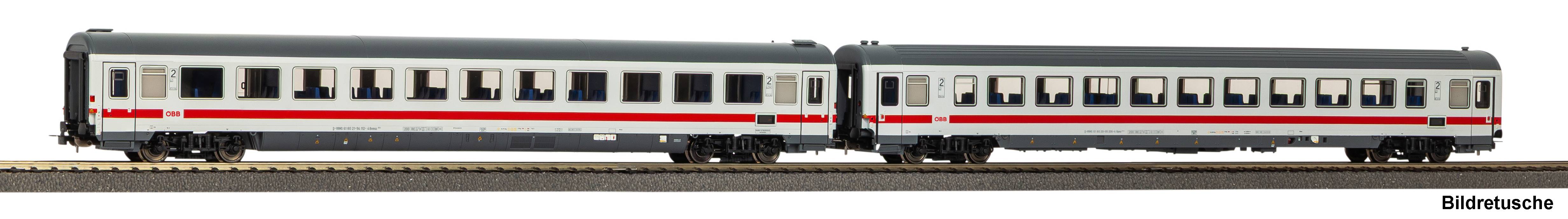 PIKO 28348 Spur H0  2er Set Personenwagen IC modern 144