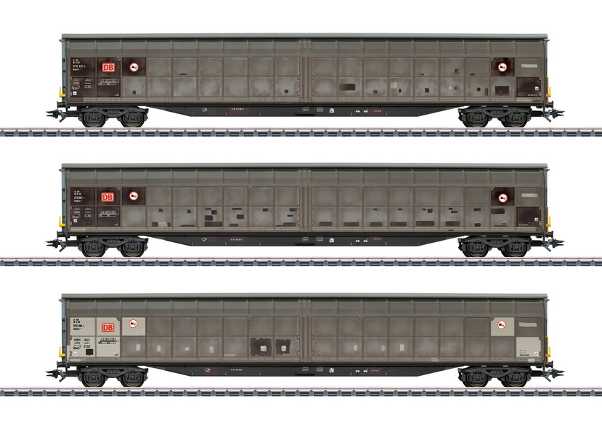 Märklin 48067 Spur H0  Schiebewandwagen-Set Habbins 35199