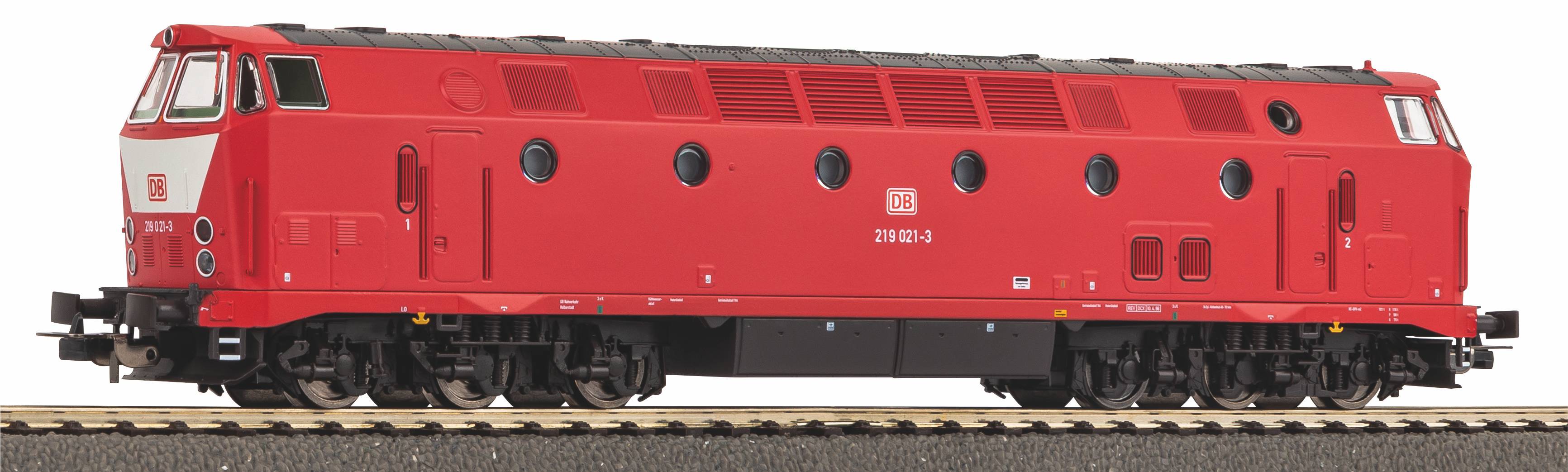 PIKO 59943 H0 Diesellok BR 219 Licht oben m