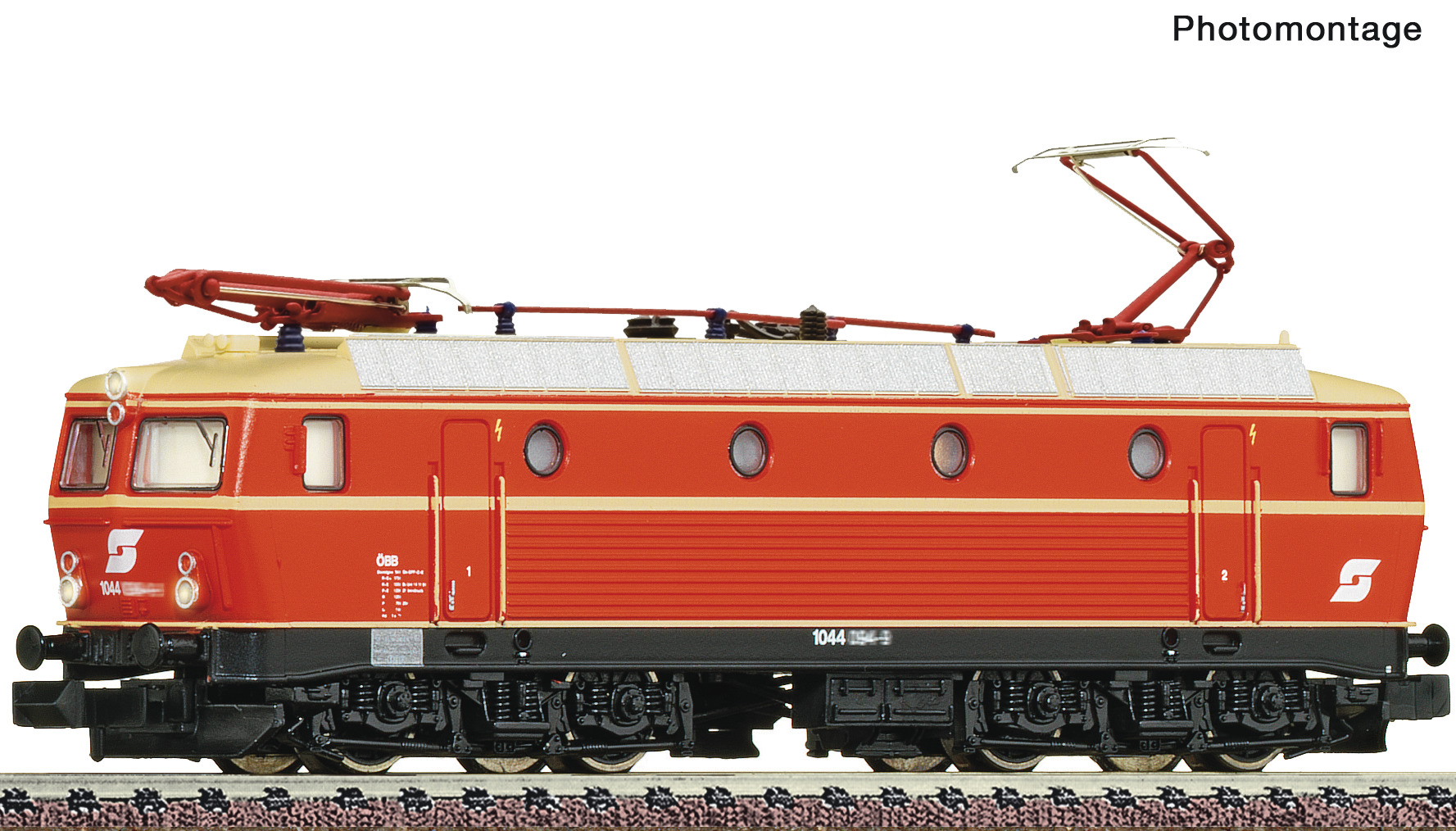 Fleischmann 736607  Spur N E-Lok Rh1044 ÖBB durchg.Lüfterr.N