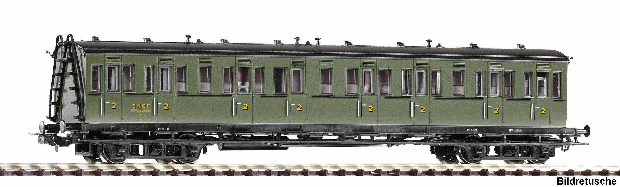 PIKO 53349 Spur H0  Abteilwagen 3. Klasse SNCB III  85,5