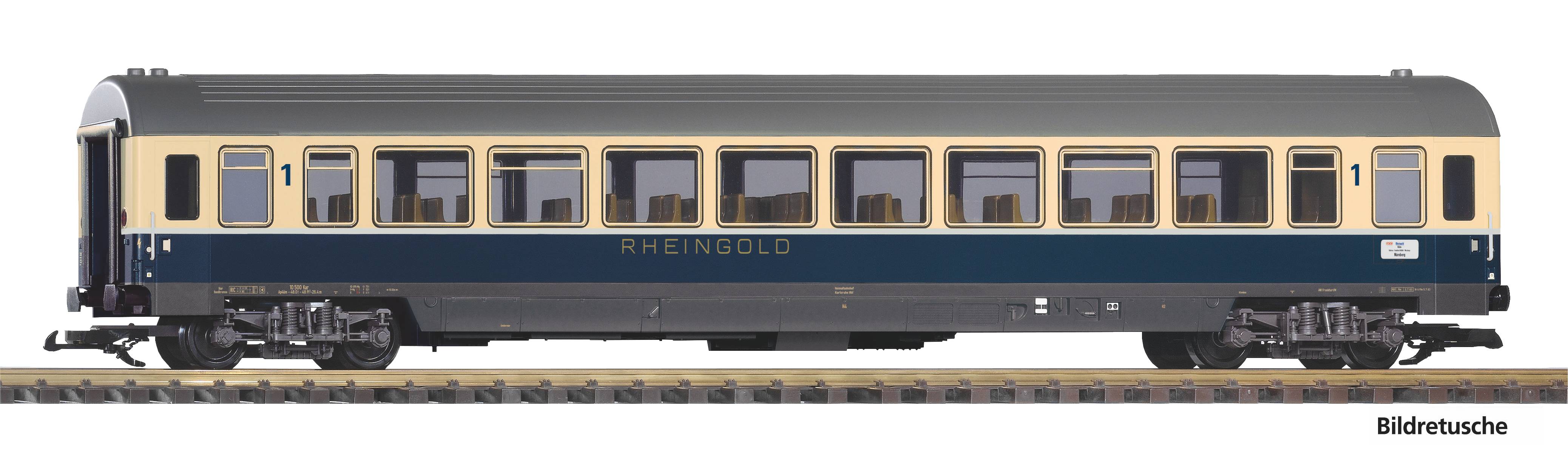PIKO 37980 Spur G Personenwagen Rheingold DB III    375
