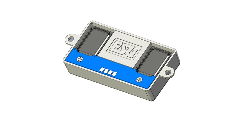 ESU 50345 Lautsprecher 22mm x 42mm x 8.0mm, rechteckig, 4 Oh