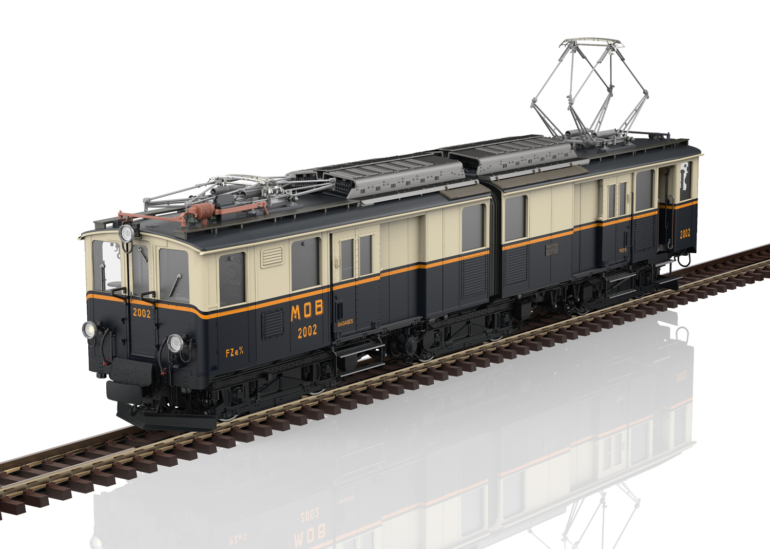 LGB 26660 Spur G Triebwagen FZe 6/6 MOB               3990