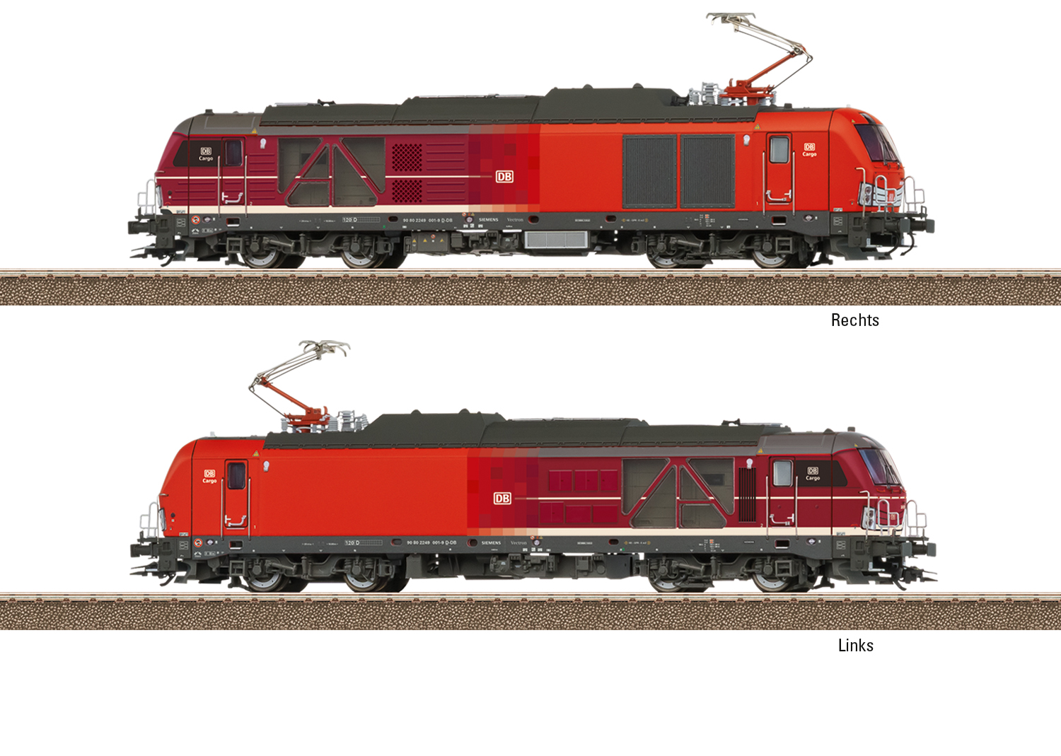Trix 25293 Spur H0 Zweikraftlokomotive Baureihe 24    429