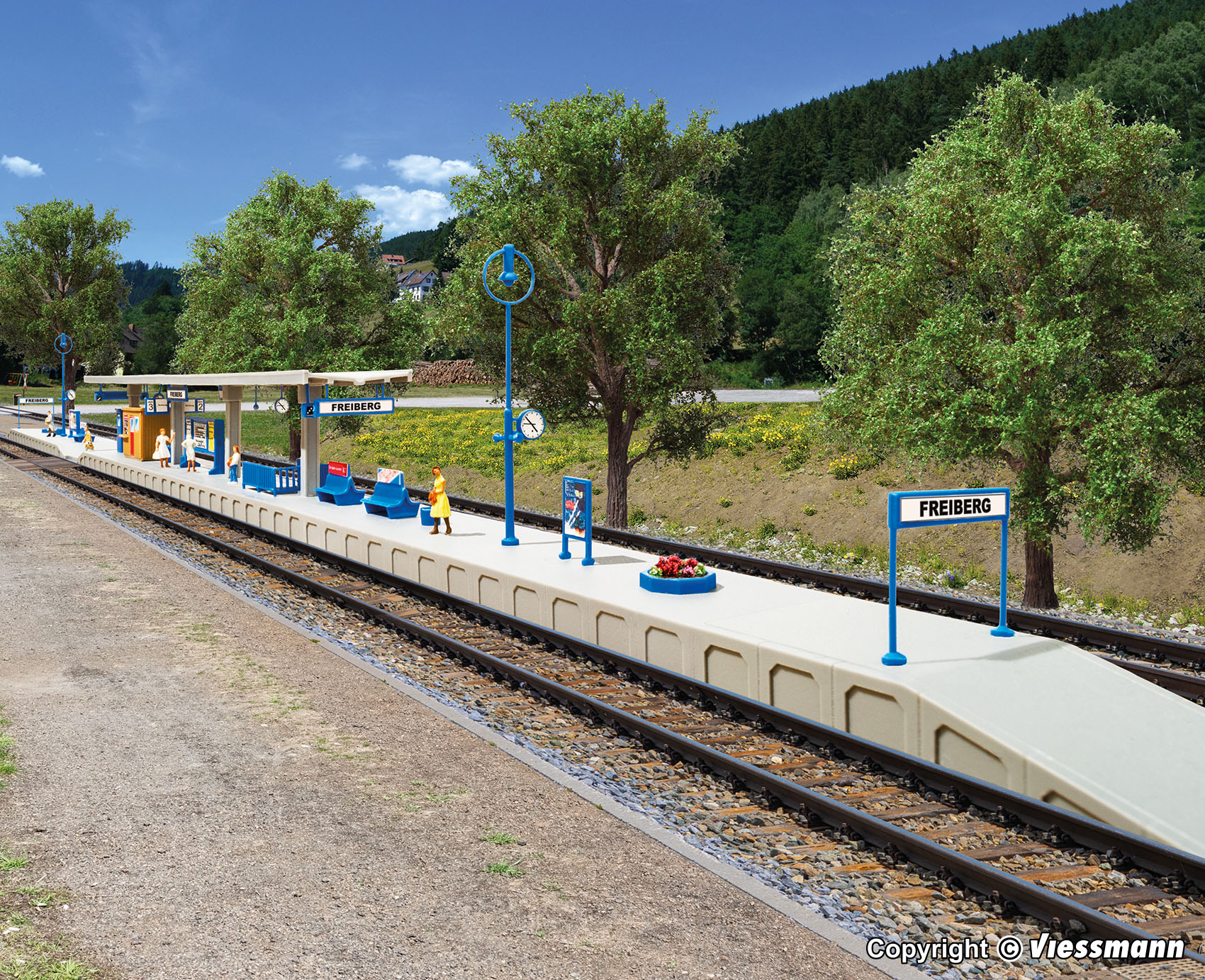 Kibri 37503 Spur N Bahnsteig Freiberg              36,5