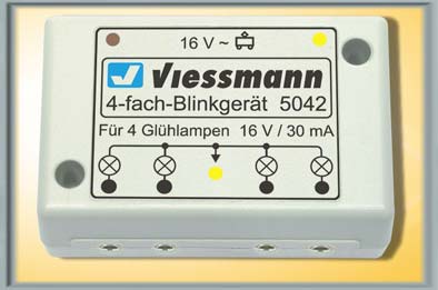 Viessmann 5042 Spur N Vierfach-Blinkgeraet         29,5