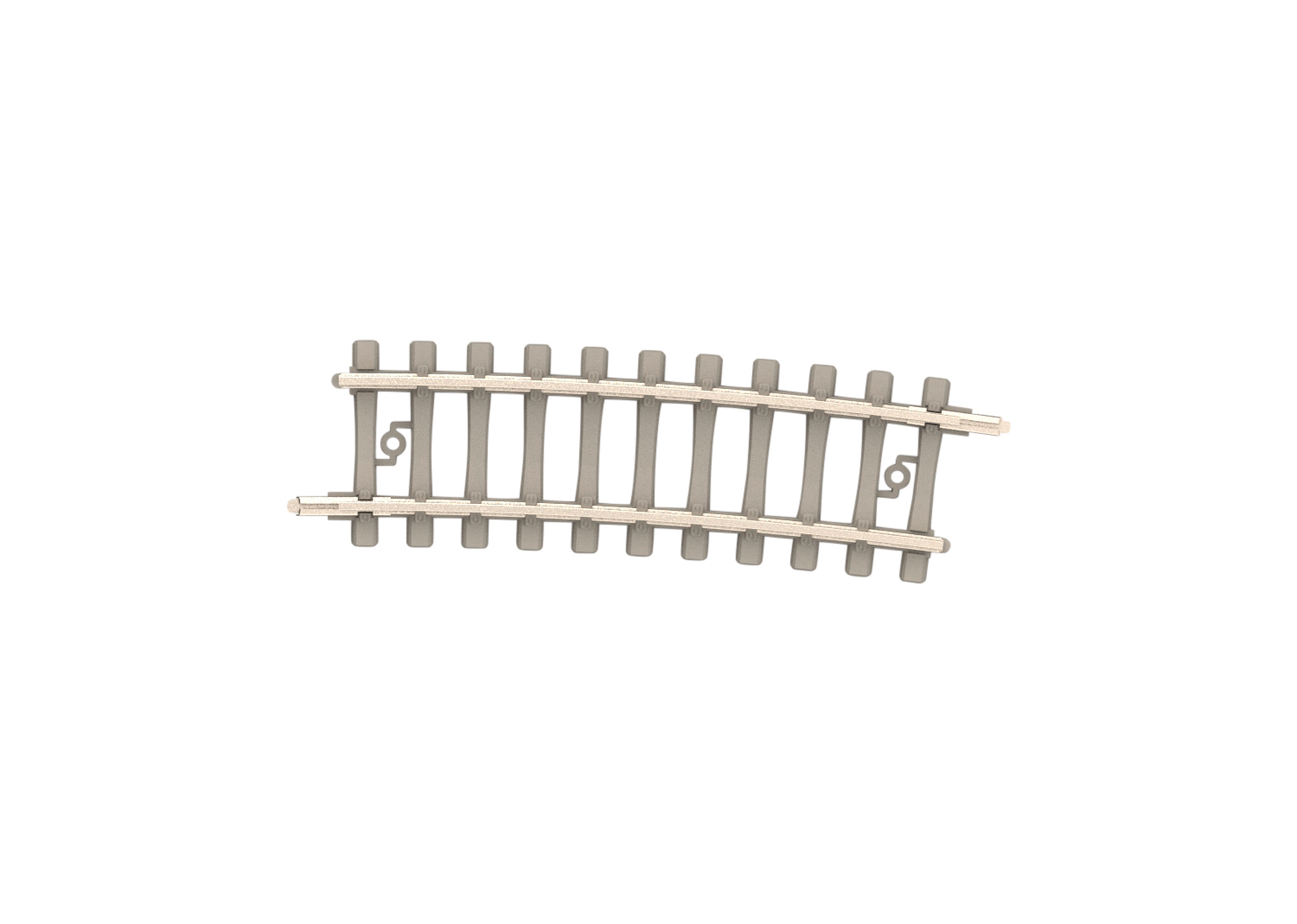 Minitrix 14514 Spur N Gebogenes Gleis mit Betonsch    2,79