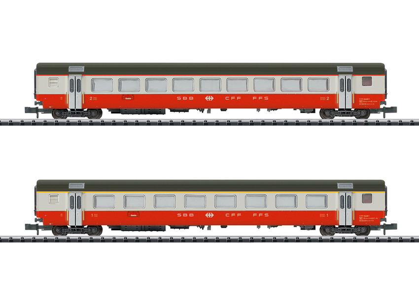 Minitrix 18721 Spur N Schnellzugwagen-Set Swiss Ex    125