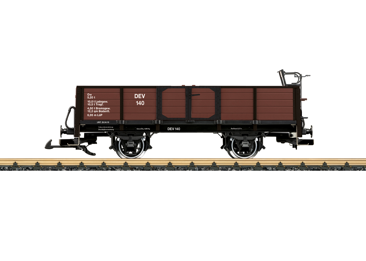 LGB 41036 Spur G Off. Güterwagen DEV                  179