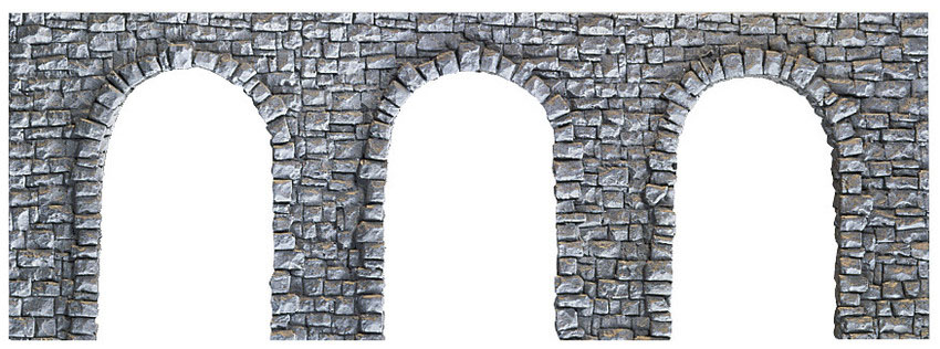 NOCH 58260 Spur  H0 Arkadenmauer offen, 27 x 10 cm  17,29