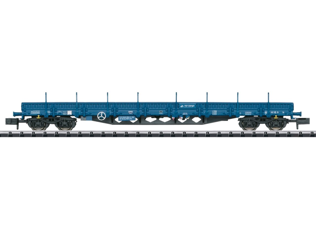 Minitrix 15487 Spur N Niederbordwagen Res PKP Ep 6       #ey