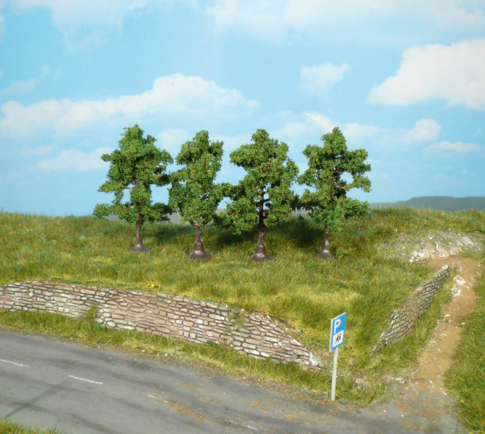 Heki 1965  5 Obstbäume 7 cm                         13,4