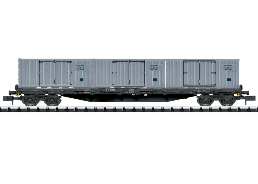 Minitrix 18431 Spur N Containertragwg.Deutsche Post